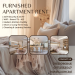 Modern 2-Room Furnished Serviced Apartments for Rent